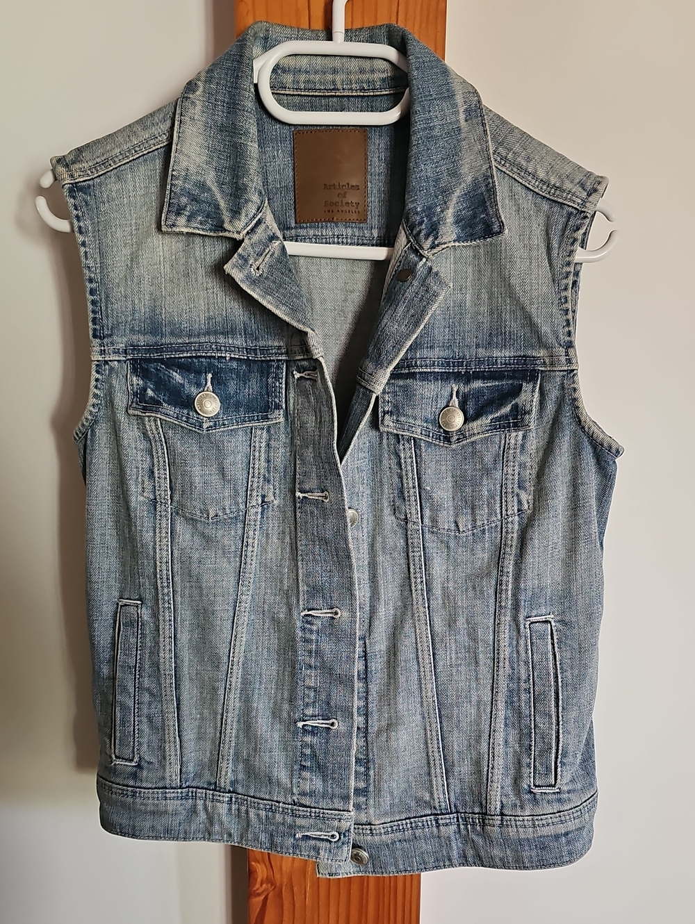 Articles Of Society Denim Vest - Small